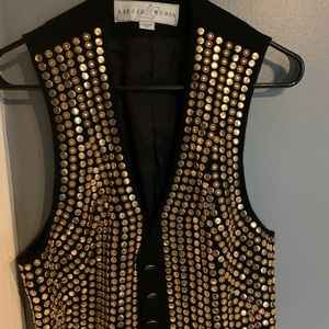 Gold Studded Vest